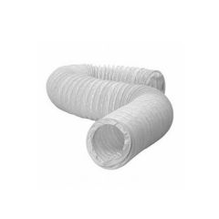 Flexible White Vinyl Duct - 4" x 20'