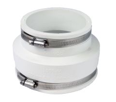 4" x 6" White Fernco® Flexible Coupling