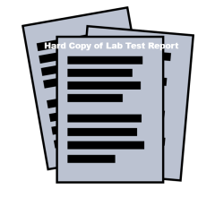 Hard Copy of Lab Test Report Fee