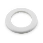 4" White Trim Plate