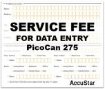 Data Entry Service Fee for PicoCan 275