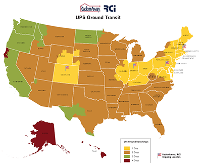 Ups Ground Shipping Zone Chart